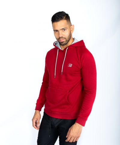 ÁO HOODIE CAO CẤP S&B - MÀU ĐỎ