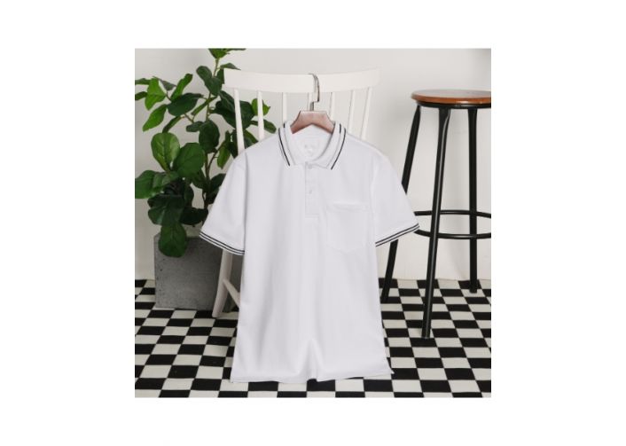 ÁO THUN POLO BASIC COTTON SB - MÀU TRẮNG