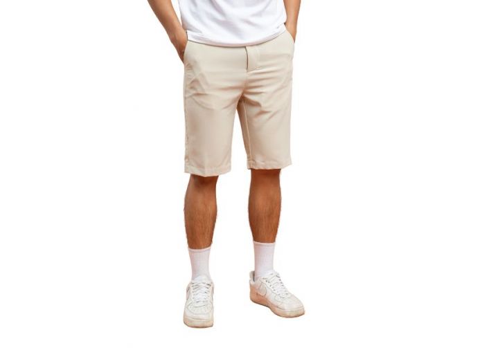 QUẦN SHORT GOLF SB - MÀU KEM