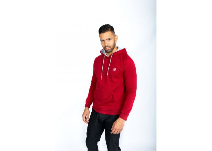 ÁO HOODIE CAO CẤP S&B - MÀU ĐỎ