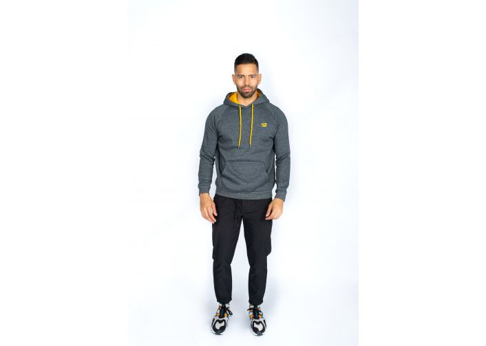 ÁO HOODIE CAO CẤP S&B - MÀU XÁM ĐẬM